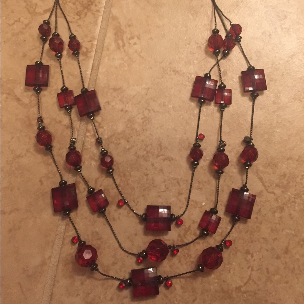 Handmade 3 Tier Necklace